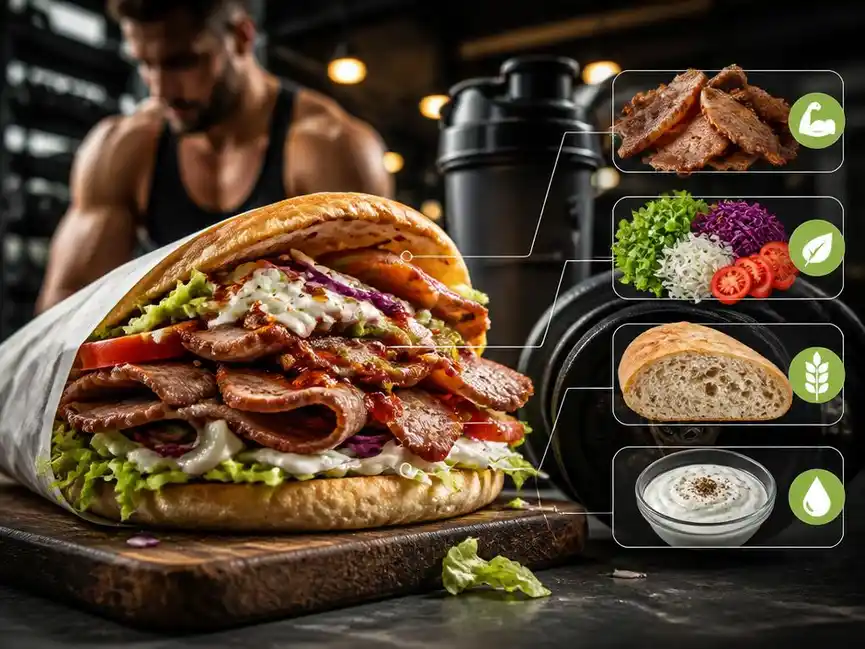 Döner als Proteinlieferant: Die Bilanz für den Muskelaufbau