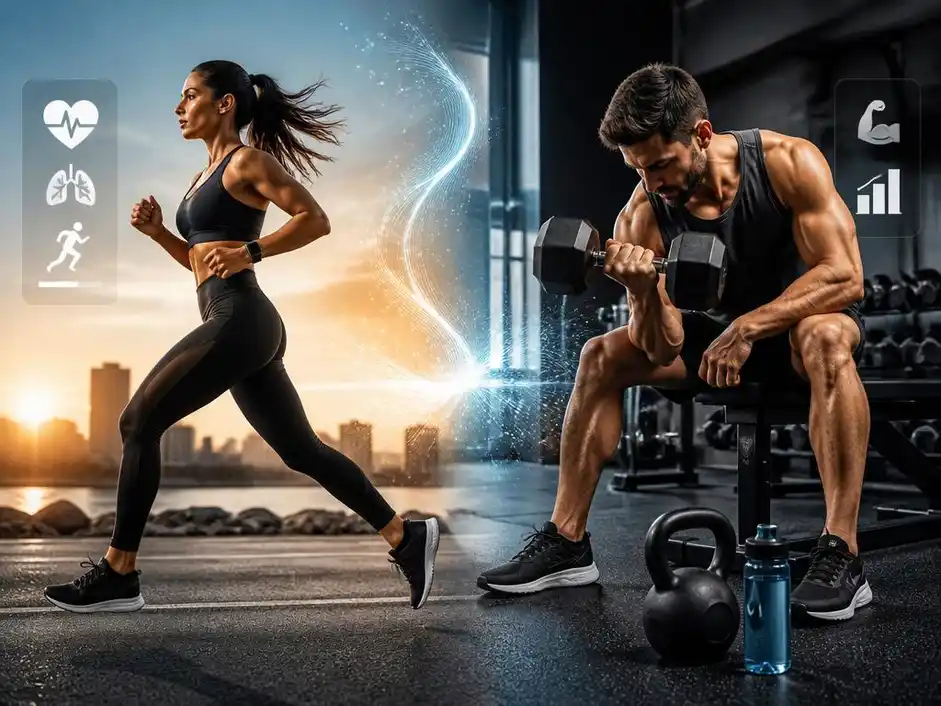 Effektive Kombination von Cardio und Krafttraining für mehr Fitness