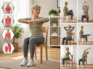 Effektive Übungen für die tägliche gymnastik mit stuhl zuhause