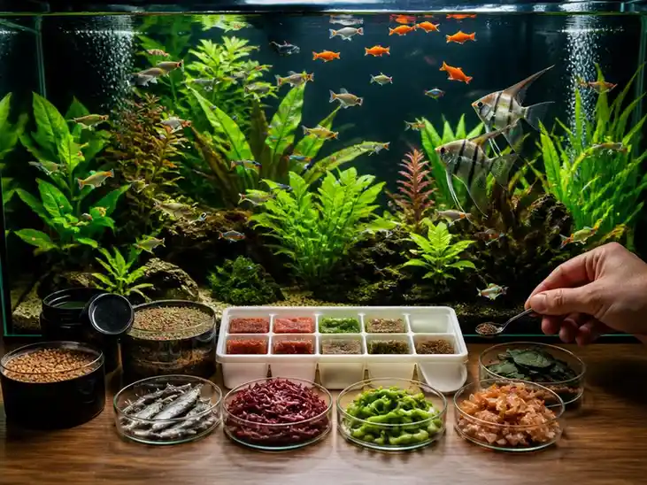 Ernährungsplan für Aquarienbewohner richtig zusammenstellen