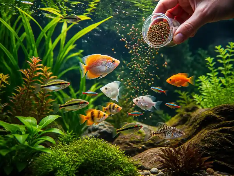 Fischfütterung im Aquarium: Tipps für eine gesunde Ernährung