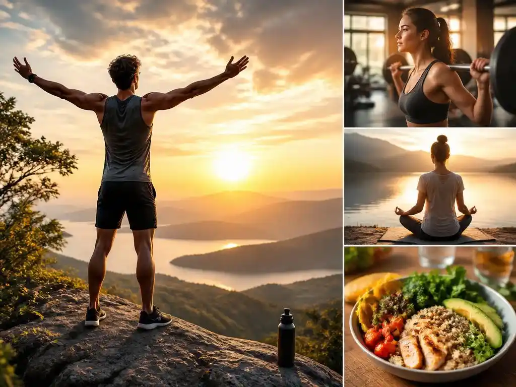 Mentale stärke und körperliche fitness als lebensstil wählen