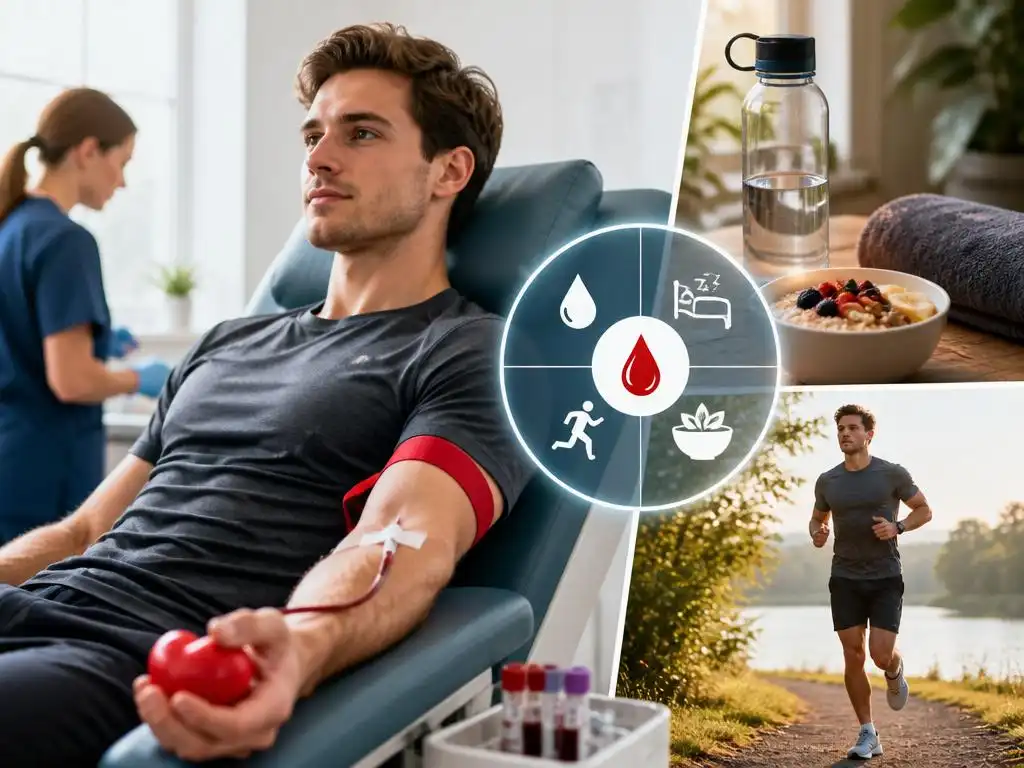 Optimale Regeneration nach der Blutspende für Athleten