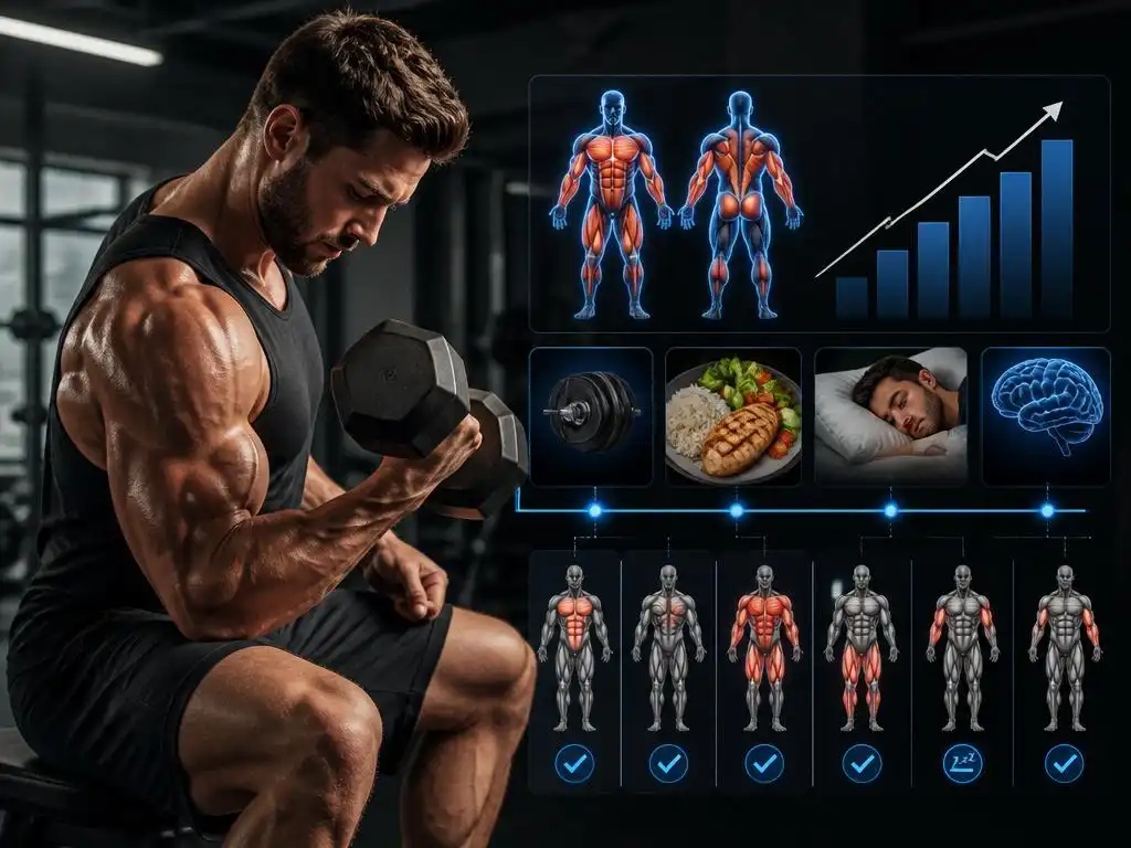 Optimale Trainingshäufigkeit für maximales Muskelwachstum