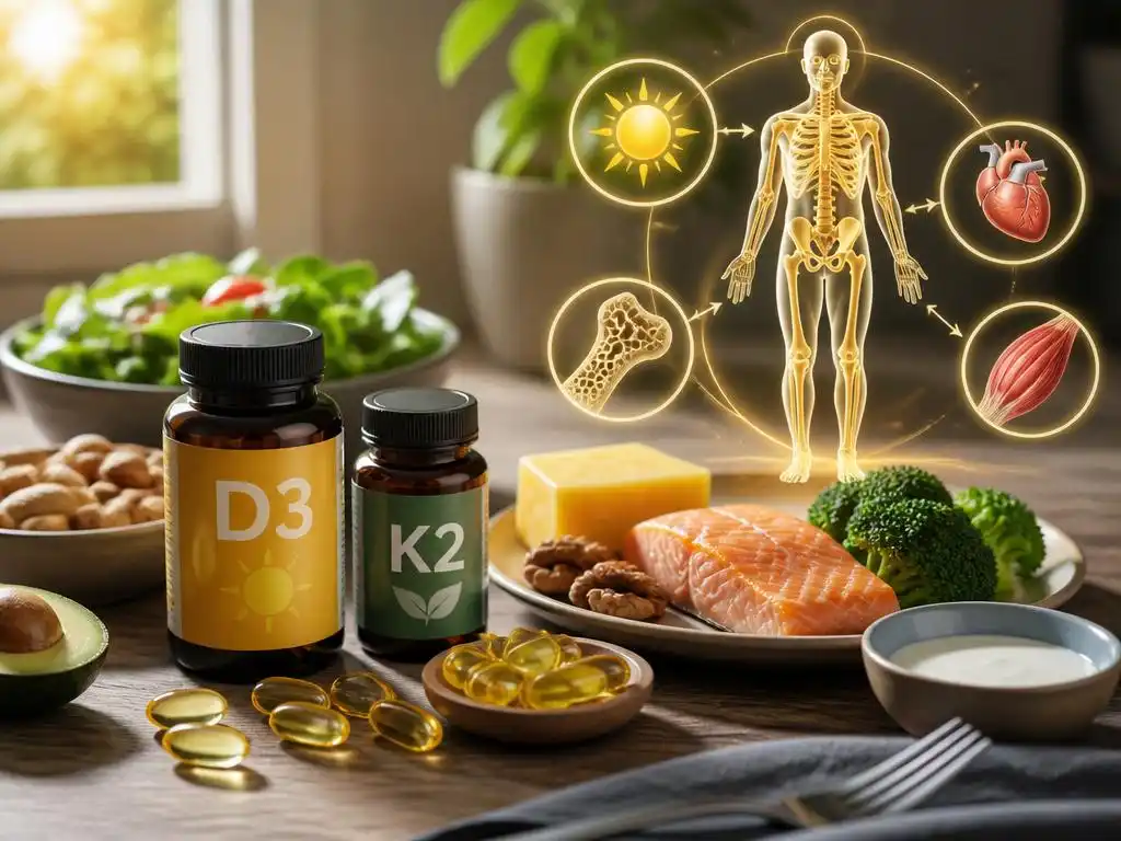 Optimale zeitliche Planung für Vitamin D3 und K2 Einnahme