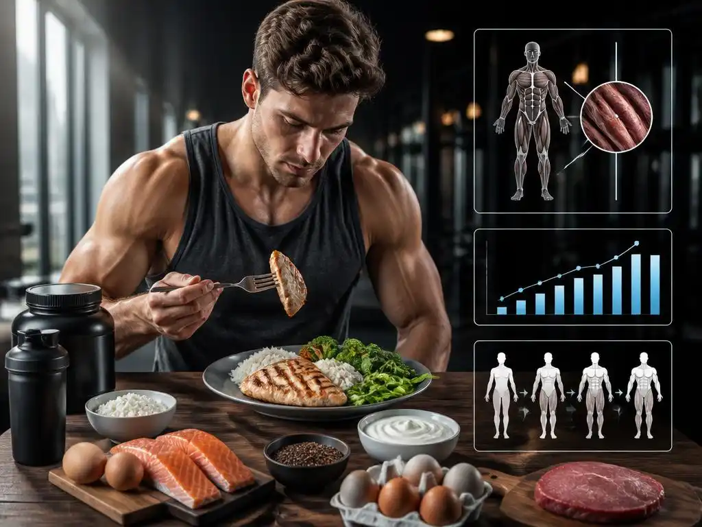 Proteinbedarf richtig berechnen und Muskeln effektiv aufbauen