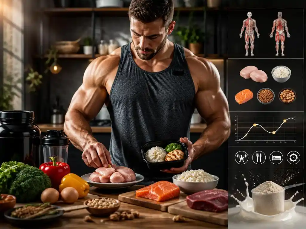 Proteinzufuhr strategisch planen: Dein Weg zum Muskelaufbau