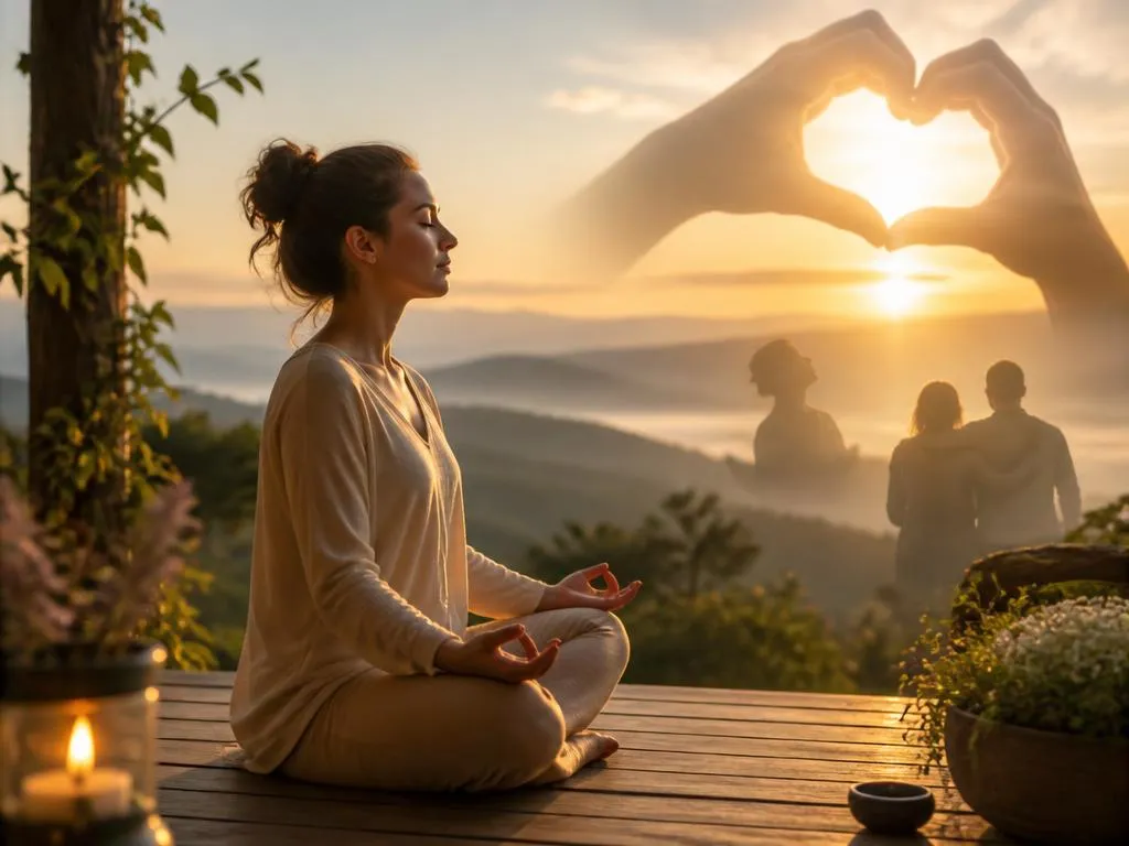 So finden Sie inneren Frieden durch die meditation der liebenden güte