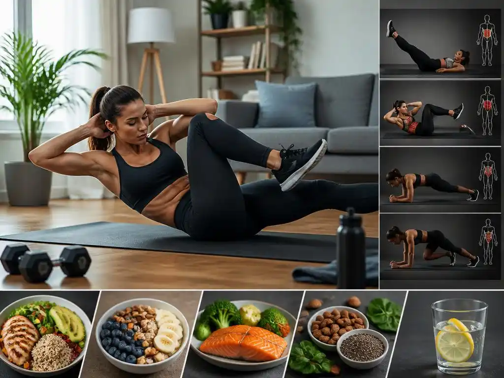 So gelingt der straffe Bauch durch gezielte fitness übungen für den bauch