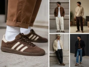 So kombinieren Sie den adidas handball spezial in braun stilsicher