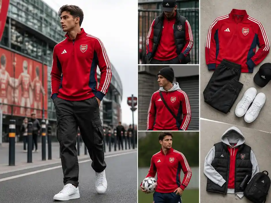 So kombinieren Sie den perfekten Arsenal Training Sweater im Alltag