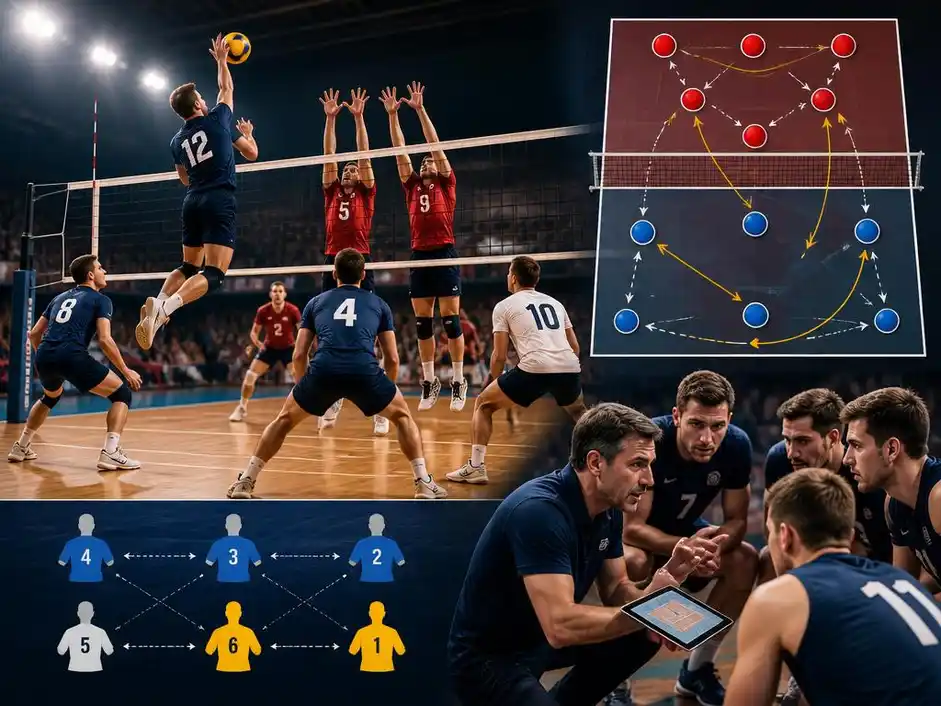 Volleyball Taktik: Strategische Aufstellung der Positionen verstehen