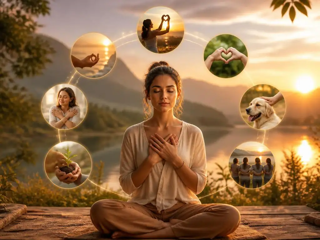 Wie die liebende güte meditation den inneren frieden fördert