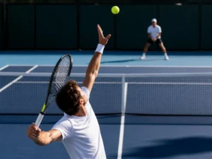 Das Geheimnis hinter dem unerreichbaren aufschlag beim tennis