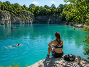 Erlebnisurlaub an der blauen Lagune Lengerich zum Schwimmen