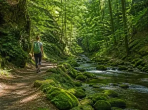 Naturerlebnis und Entspannung bei der Wanderung Rückersbacher Schlucht