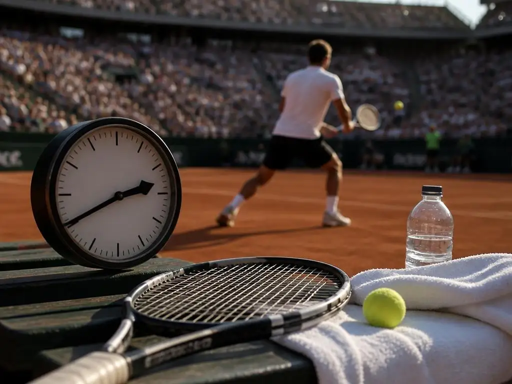 Wie lange geht ein tennisspiel im sportlichen wettbewerb?