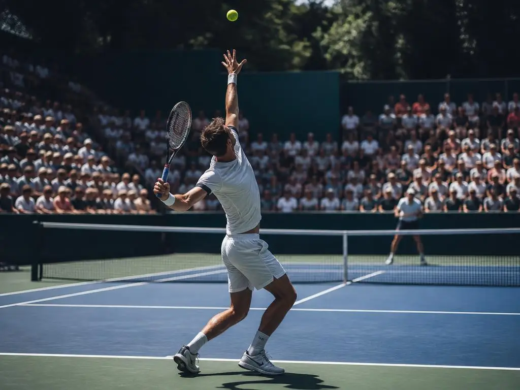 Wie man die Präzision für einen unerreichbaren aufschlag beim tennis steigert